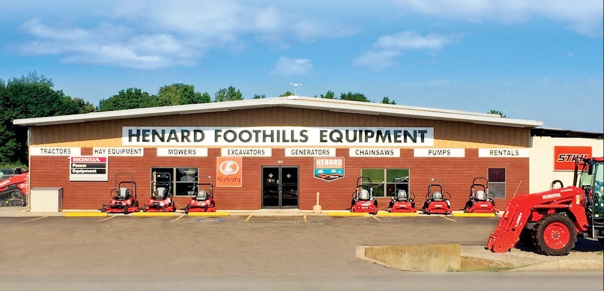 Henard Foothills Equipment