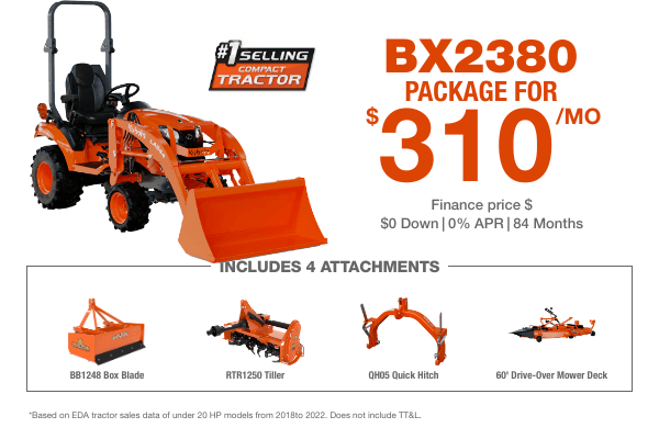 Kubota BX2380 Tractor Package